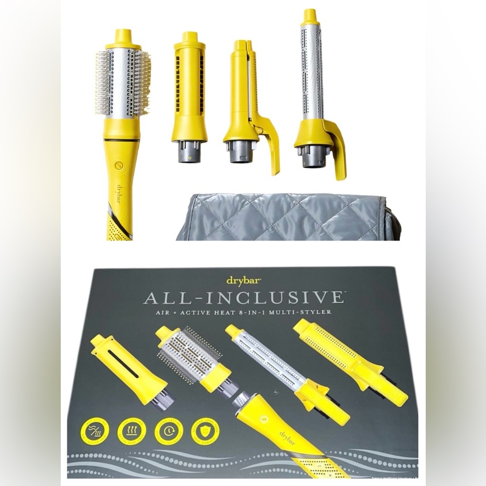 Drybar Yellow All Inclusive Air + Active Heat 8 in 1 Multi-Styler